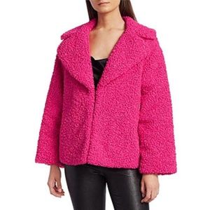 Alice + Olivia Thora Oversized Faux Fur Jacket